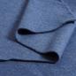 Preview: Baumwollfleece blau melange - BIO